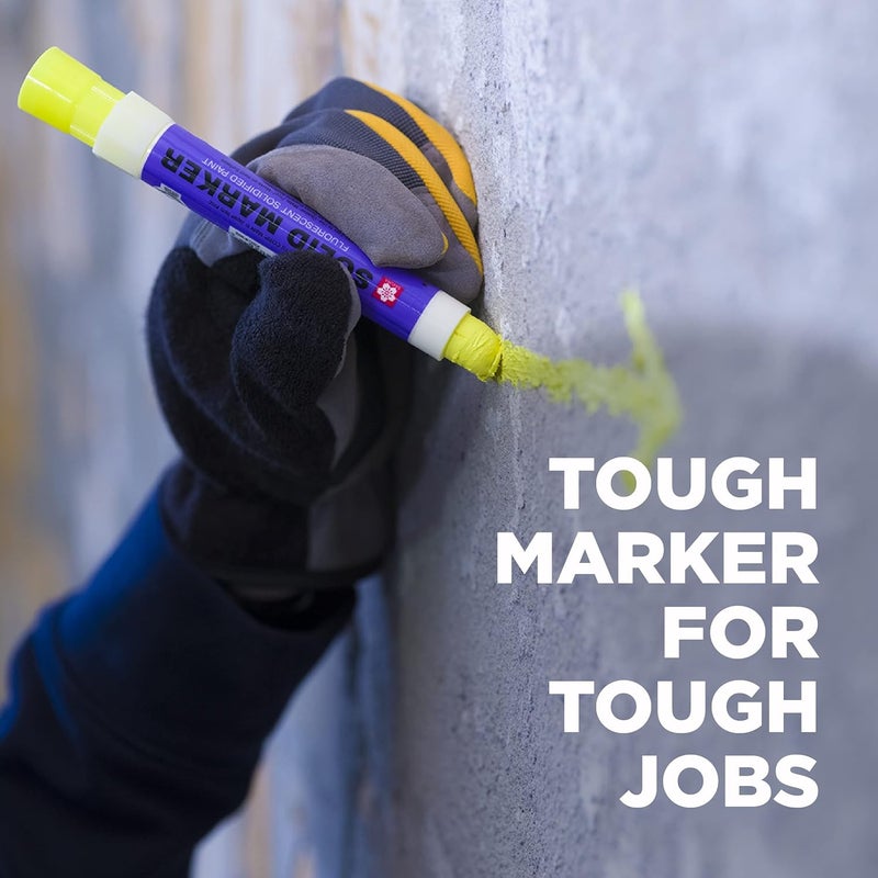 Sakura Solid Marker - Original Solidified Paint Marker in Fluorescent Orange - Image 3